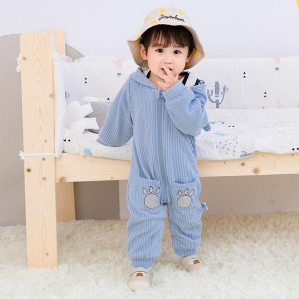 Funky Cute Newborn Baby Clothes Animals Pattern Winter Rompers For Baby Girl