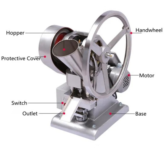 Hand Or Electric High Speed Rotary Tablet Press 220V Customized