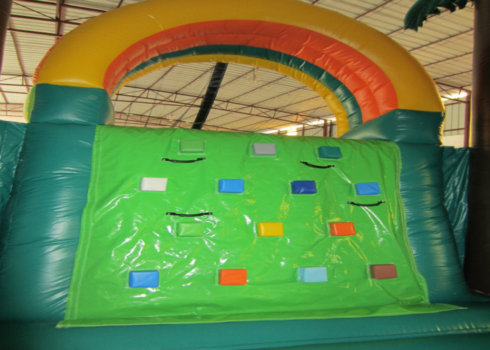 Брезент 12 x 4m Pvc полос препятствий 0.55mm привлекательной пальмы раздувной