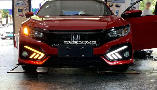 Honda Civic 2016-2020 Car LED cree DRL day time running lights driving daylight