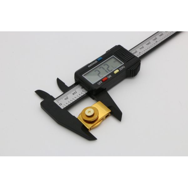 Factory direct supply OEB gold rectangular turn lock copper nail press lock for handbag