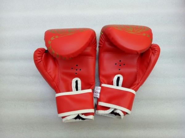 black red blue PU Kick Boxing Gloves Man Training grant taekwondo  gloves