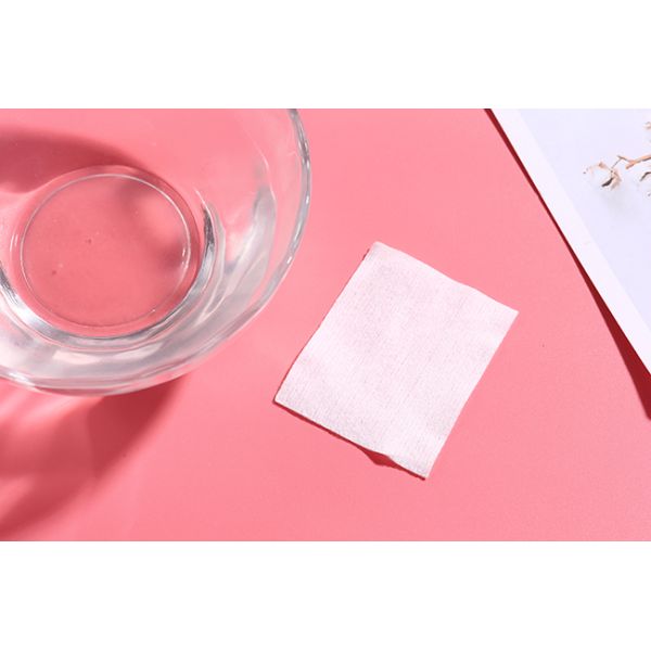 Daily Cleaning Round Facial Cotton , 5 Layer Cotton Pads Humanity Design Size