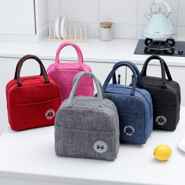 Custom Logo Aluminum Foil Kids Lunch Bag with Thermal Insulation and OEM/ODM Acceptable