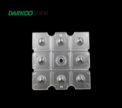 Material ótico do PC da lente do diodo emissor de luz da luz de rua 8Pcs do ângulo de Muti 5050 SMD