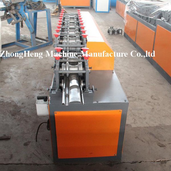 Galvanized Steel Shutter Door Roll Forming Machine With Punching 8 - 10 m / min