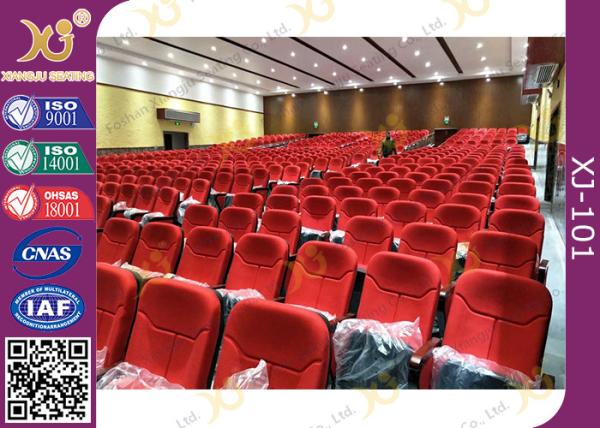 Lumbar Support Wear Resistance Fabric Theatre Seating Chairs With 5 Years Warranty