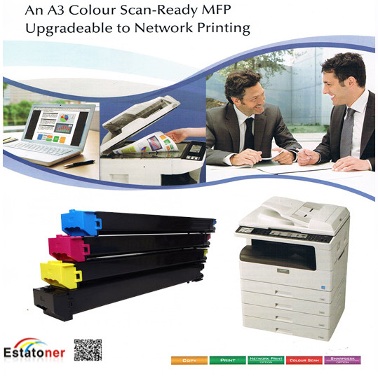 MX23GTBA Black Toner Cartridge , MX - 2310F Sharp Printer Toner With Chip