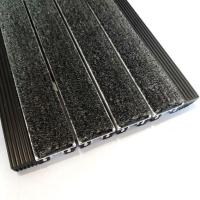 Entrée en aluminium Mats Anti Slip Scrape Dirt d'entrée de circulation dense