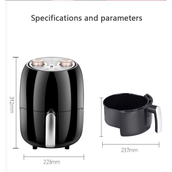 Kitchen Appliance 1400W 2.8L Oil Free Air Fryer