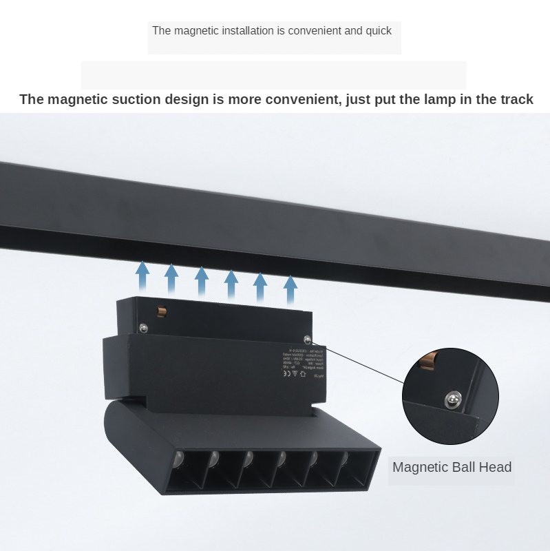 Свет следа СИД IP20 DC48V Bridgelux магнитный для музея