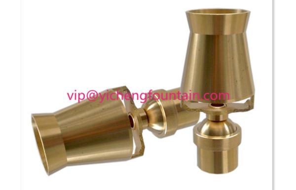 Adjustable Cascade Water Fountain Nozzles Fountain Spray Heads To Have Great Foam Brass Material