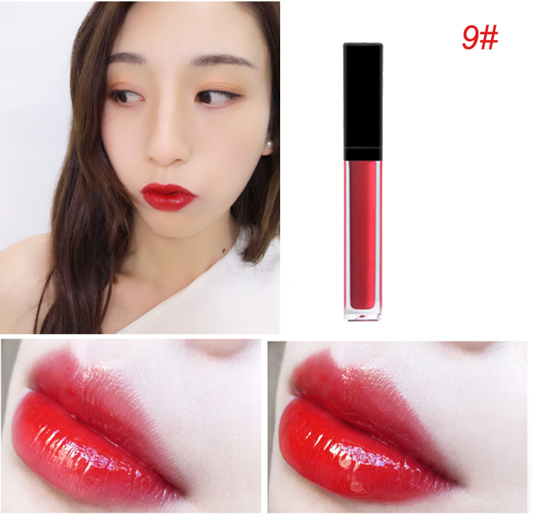 Shiny Lip Makeup Products Long Lasting Glossy Lipgloss Liquid Form 8ml Capacity