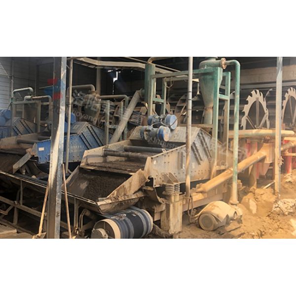 Aggregates Wheel Sand Washer , Sand Cleaning Equipment 50 Tons Per Hour