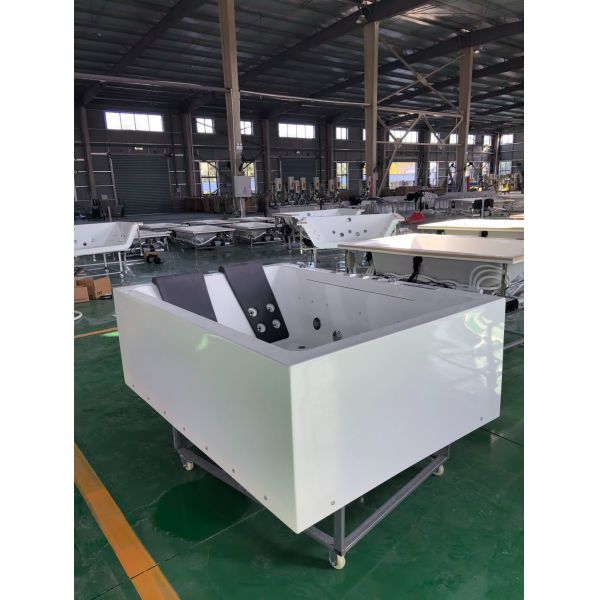1800mm Whirlpool Massage Acrylic Bathtub for 2 Person Personalized Features Included