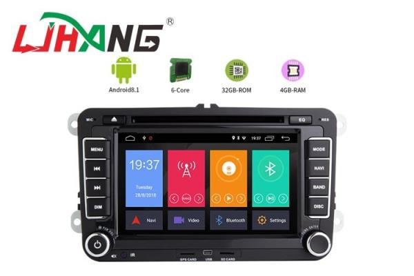 HD 1024*600 Volkswagen DVD Player With Reversing Camera BT WIFI AM FM