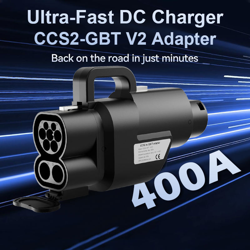 Sixpence CCS2 to GBT Adapter 400A Waterproof Level 3 EV Charger High-Current Fast Charging Connector for New Energy Vehicles