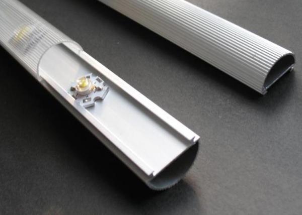 6063 T8 Anodized LED Strip Aluminium Extrusion For LED Panel Light Customized