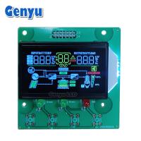 Segment LCD VA Coloris de fond noir Icônes de couleur Blanc chiffres pour l'onduleur