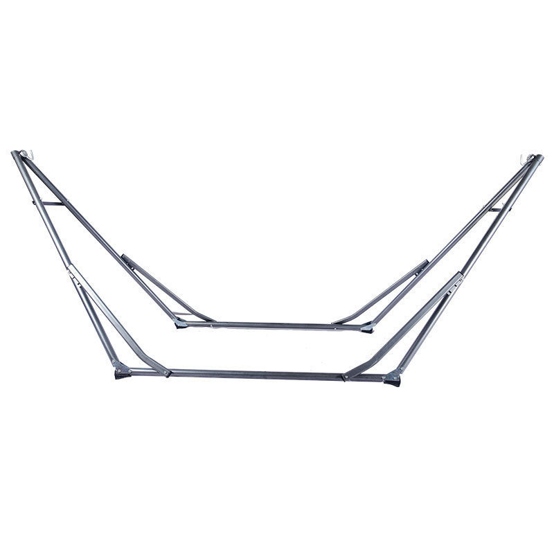 Outdoor Furniture Foldable Double Hammock with Stand Adjustable and Portable Cotton Hammock