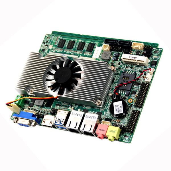 Industrial 3.5 Motherboard Dual Lan 1037U Onboard 4Gb RAM 6 COM With Mini PCIE