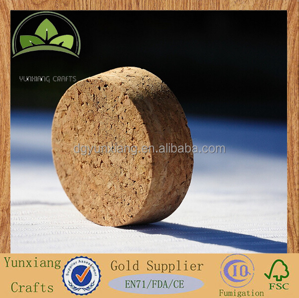 Customized Natural Cork 80 X 20mm Coaster Cork Lid OEM ODM