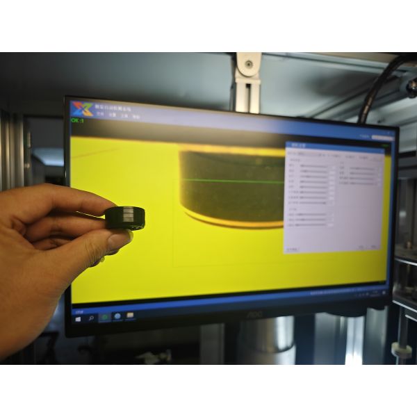 CCD Checking DenT Visão Inspection Machine para componente de borracha