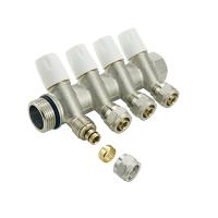ISO90001 Manufacturer Forged Brass Water Valve Underfloor Heating Manifold Brass Manifold