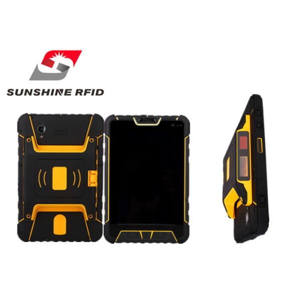 Rugged 7 Inch Android Tablet RFID Reader Handheld With SIM Card / Wi-Fi