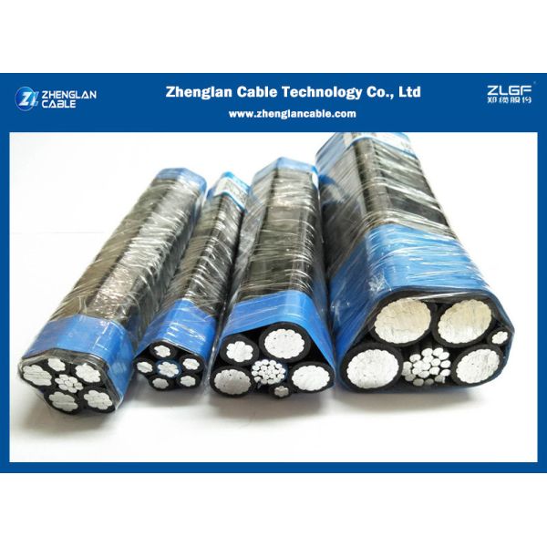 Воздушная линия передачи энергии изолированного кабеля Al 35KV 3x185mm2 передачи надземная
