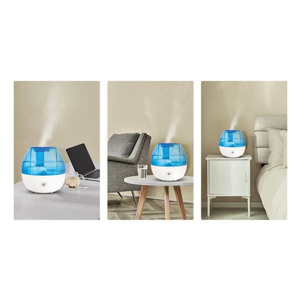 Home Office Hotel Desk Usb Humidifier 2.2L Smart Auto Shut-Off Diffuser With Night Light