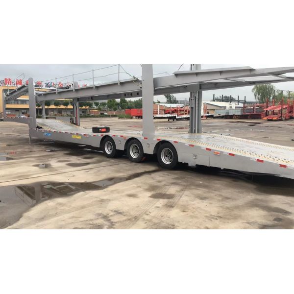 Russian Car Hauler Trailer 10 Car 17 Meter Hydraulic Trailer Carrier Semi-Trailer