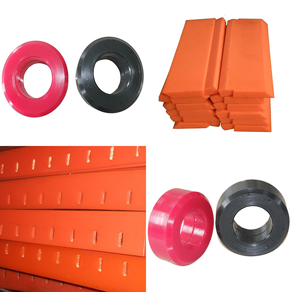 Pu покрыл лезвия плужка полиуретана плиты носки полиуретана колеса бросая для тракторов