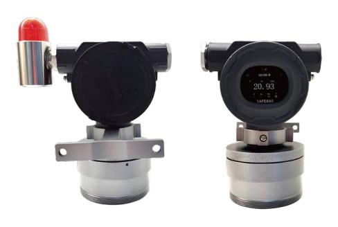 Détecteur de gaz 4 en 1 monté sur le mur Safegas Détecteur de gaz 4 en 1 certifié IECEX Type de diffusion Transmetteur sans fil