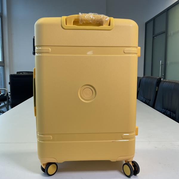 Simple Style Business Travel Suitcase with Lightweight PC Material and OEM Service