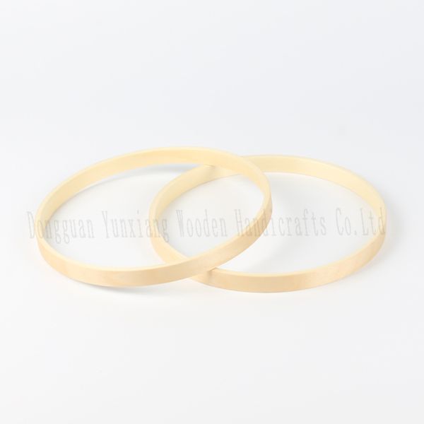 Anillos de flores de madera, anillos de coronas de madera para hacer decoración de coronas de boda y artesanías para colgar en la pared