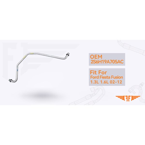 Ford Fiesta Discharge AC pipelines 2S6H19A705AC Fusion 1.3L 1.6L Fits For 02-12
