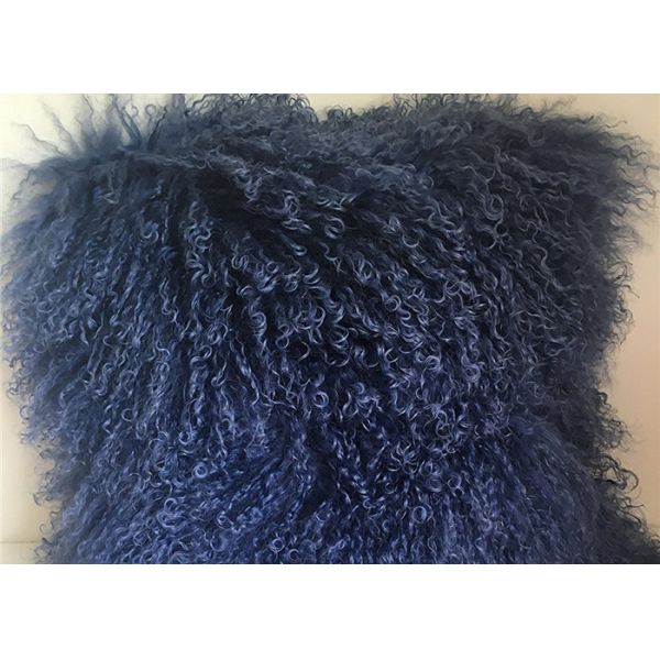 Mongolian Fur Pillow For Hotel Decorative