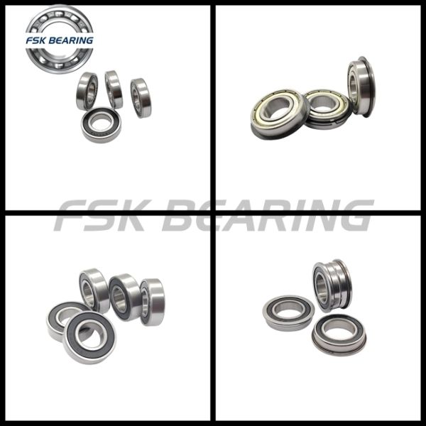 SFR4ZZ Miniature Flanged Deep Groove Ball Bearing 6.35x15.875x5.75mm Stainless Steel Non-Standard Flange Bearing