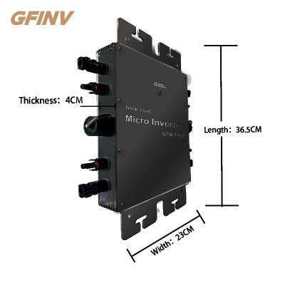 Lightweight 220VAC Solar Micro Inverter 1000W 1400W 1600W Power Supply