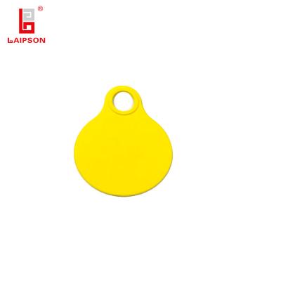 80mm Top TPU Medium Size Cattle Sheep Neck Tag With Laser Printing Number