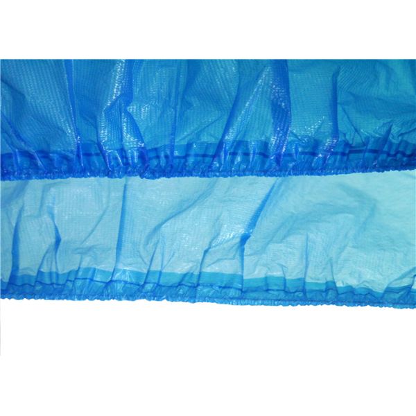 CPE Material Plastic Shoe Covers , Disposable Plastic Foot Covers Anti Virus Durable