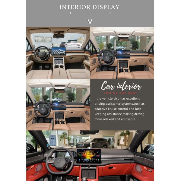 2024 HUA WEI AITO M7 Coche eléctrico con par máximo de 200-300Nm y sin bastidor de techo