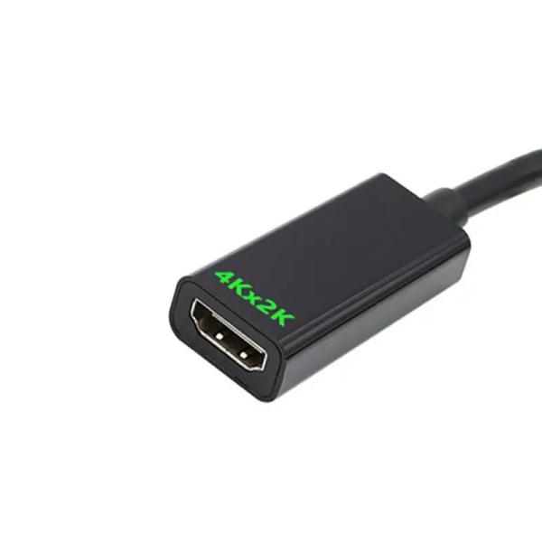 High Quality 4K*2K HDTV Female to Mini DP Male Audio Video Cable Converter HDMI to Mini Displayport Cable Adapter for Desktop Laptop Projector Monitor