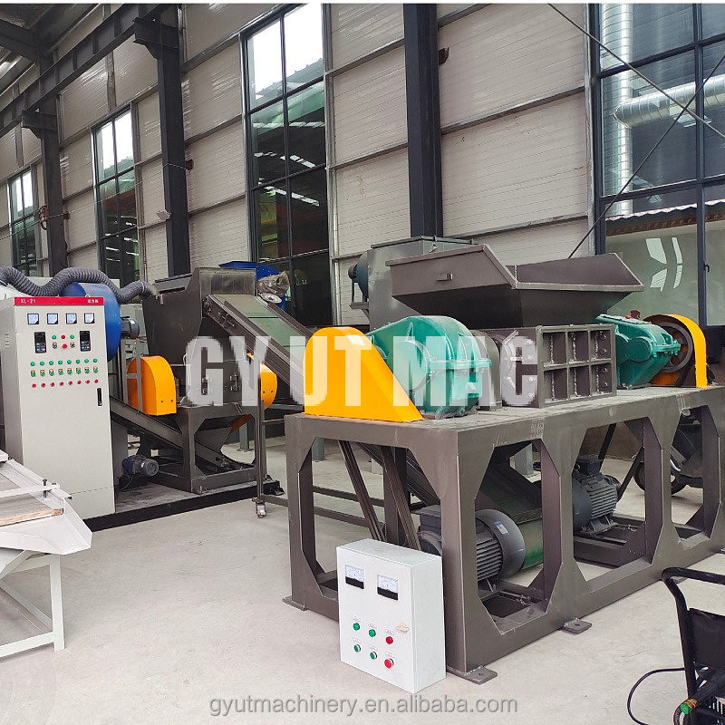 Scrap Cable Crusher Copper Wire Granulator Separator Recycling Machine Line for 2000L/H