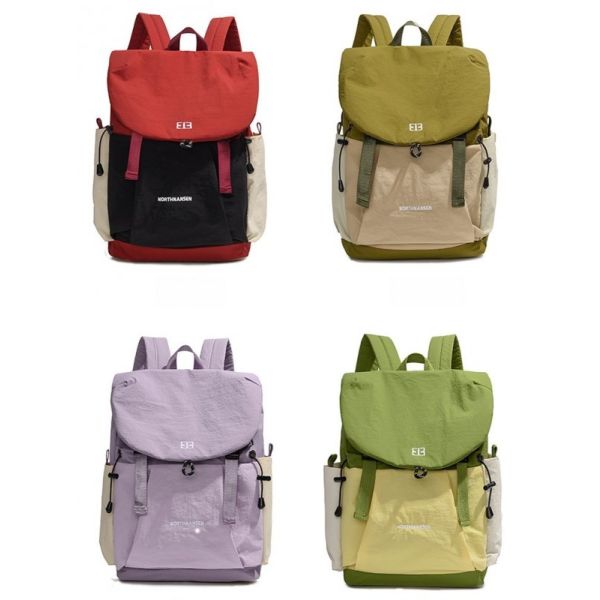 Colefa Reducing Burden Dopa-mine Color Blocking Travel Large Capacity Lightweight Commuting Leisure New Drawstring Backpack