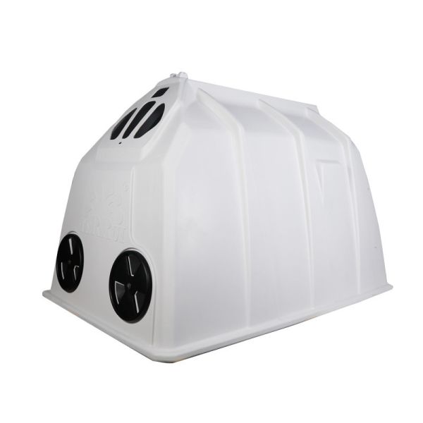 Portable Weather-Resistant Insulated Dairy Calf Hutch for Optimal Livestock Shelter