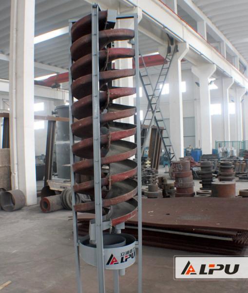 High Performance Mining Spiral Chute Ore Dressing Plant For Gravity Separation