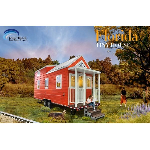 Prefab Luxury Light Gauge Tiny House On Wheels AS Standard Trailer House