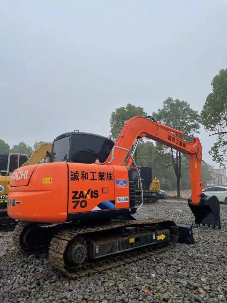 Hitachi ZX70 Excavator, equipamento de construção em segunda mão do Japão
